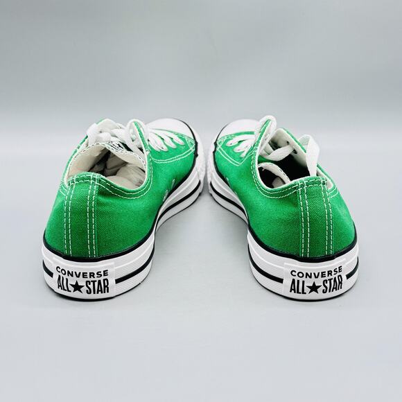 Converse Shoes Womens 7 Green Canvas Chuck Taylor All Star Low Top Sneakers - Picture 8 of 13